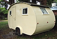 "Echidna" (A Van) Vintage 3 berth onsite caravan Vintage 1940's 3 berth onsite caravan